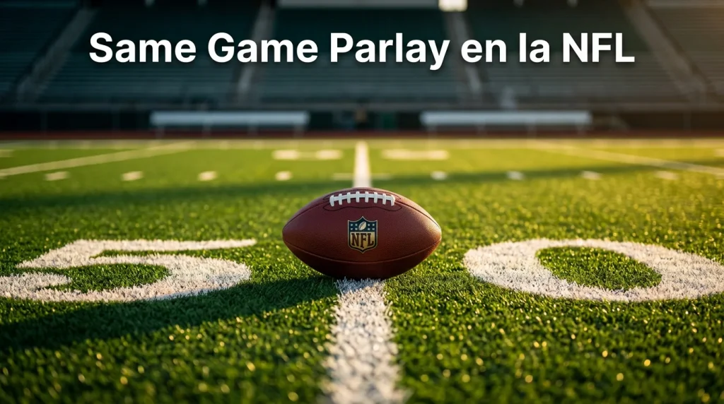 Same game parlay en la NFL con selecciones de un mismo partido de fútbol americano